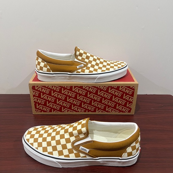Vans, Classic Slip-On, VN0A33TB9HN, Brown & White - Picture 3 of 13